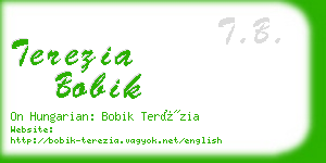 terezia bobik business card